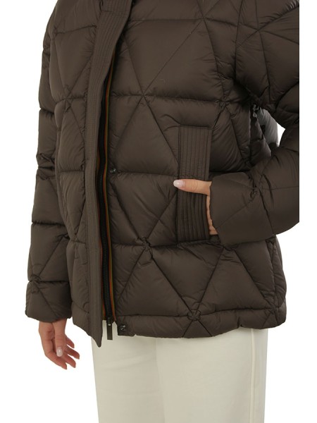 Giubbino K-WAY Lethille Thermo Microfiber Black/Olive